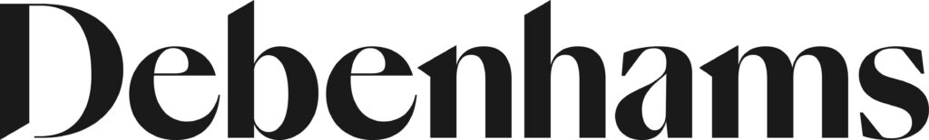 Debenhams logo black